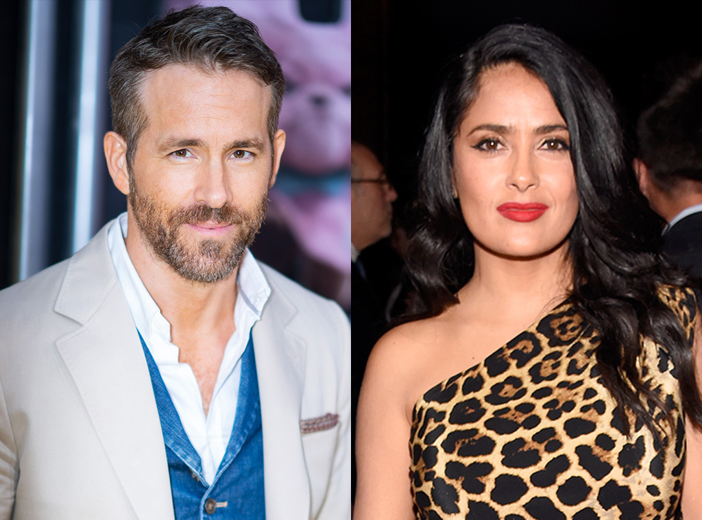 Salma Hayek Just Trolled Ryan Reynolds So Hard on His Birthday - E